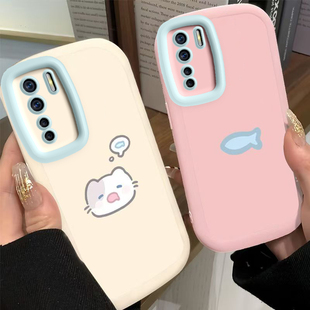 适用OPPOA91手机壳OPPO新款A91套OPA可爱OPPA硅胶OPP0PP0PPO全包PPOA/OPOA防摔OPOPA高级感OPOOA男女小猫小鱼