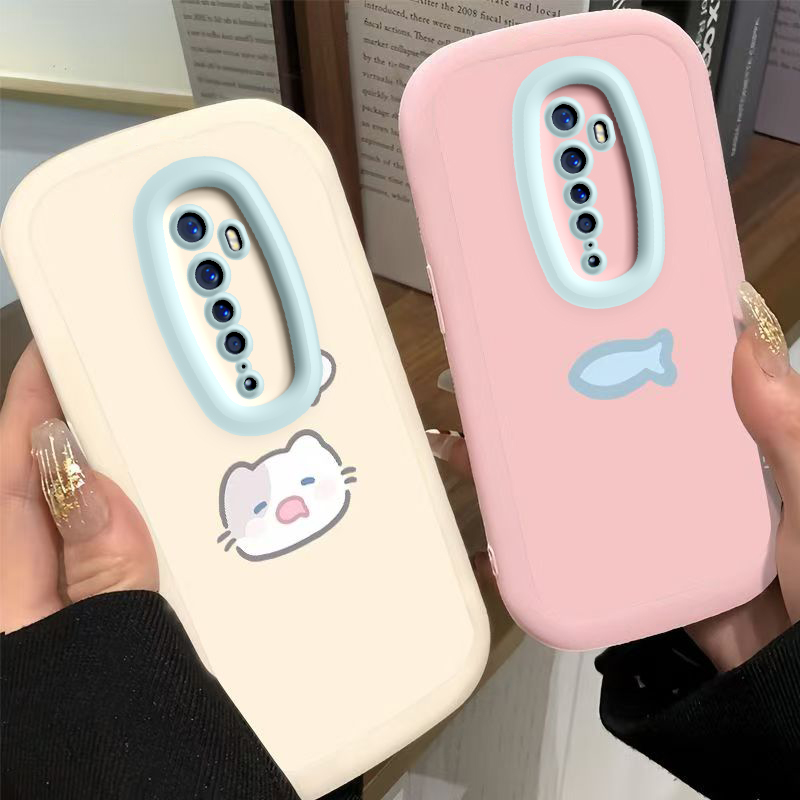 适用OPPOReno2手机壳OPPO新款Reno套OPP0PP0Ren02硅胶OPPOReon全包OPPORen防摔OPPORone男女OPPReno小猫小鱼