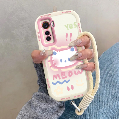 适用iQOO5手机壳vivoiQOO5Pro保护套vivo爱酷iQ005可爱i酷iPOO液态硅胶iOOQ全包iQQO防摔iQ5iCOO男女害羞kt猫