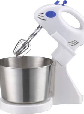 灿欣小型台式打蛋器家用食用级PP可拆卸电动打发器鸡蛋奶油和面机