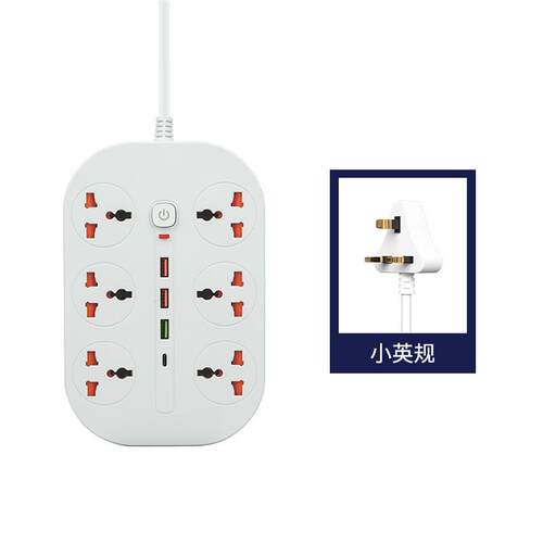 防雷3000W插线板越南中东快充排插大功率拖线板PD20W插排