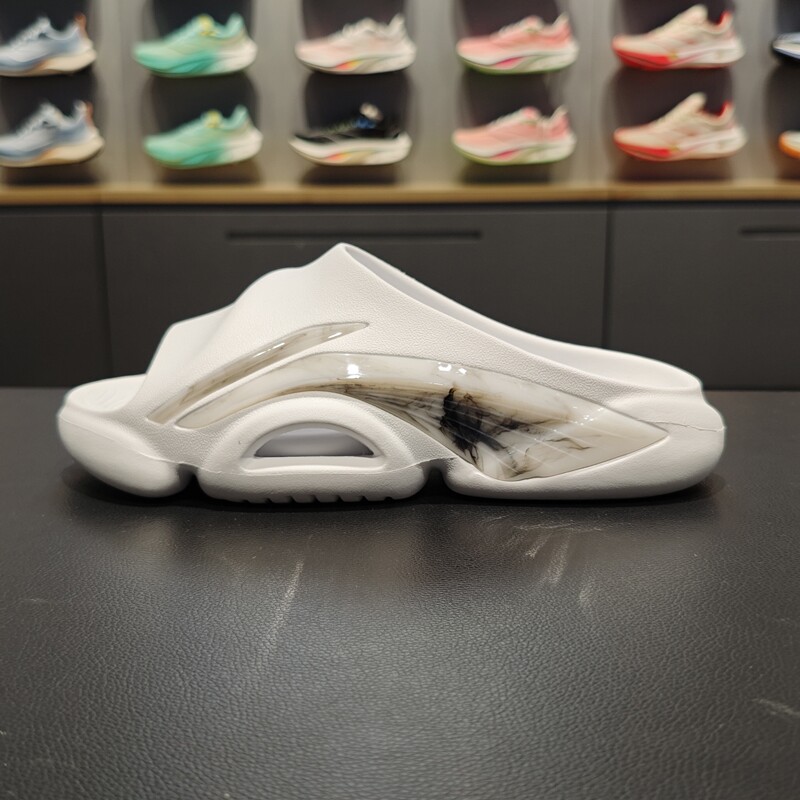 正品李宁新品反伍BADFIVE Slide男子篮球场下学生拖鞋外穿ABTU001