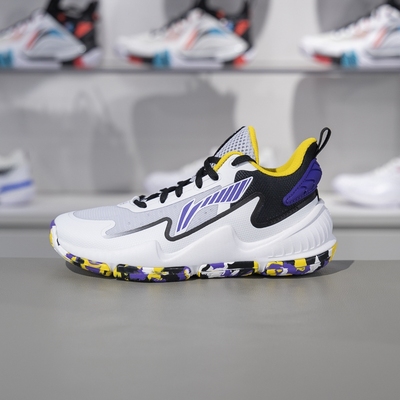 李宁春秋减震回弹篮球鞋