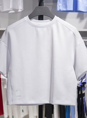 正品李宁女子短袖秋款健身系列柔软舒适宽松透气休闲T恤ATST582