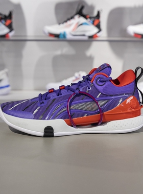 正品李宁2024秋季新款闪击8男子稳定减震篮球专业比赛鞋ABAU103