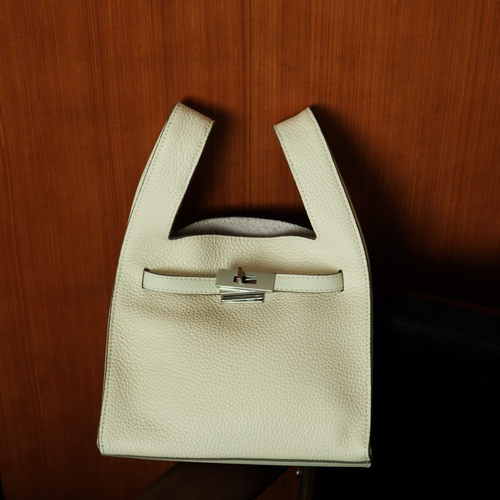 EZRO头层牛皮手提单肩斜挎购物袋