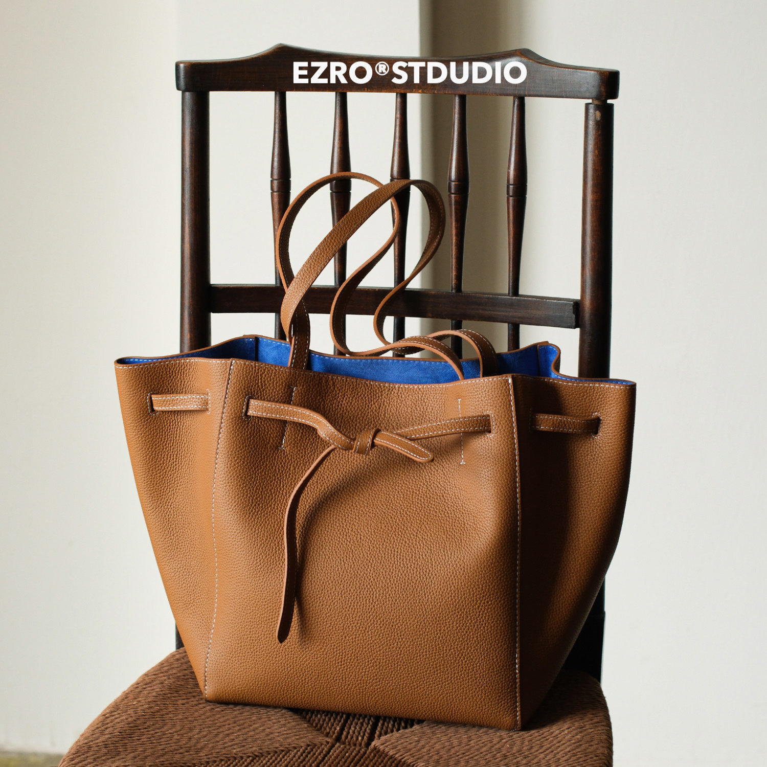 【EZRO】一作 头层TOGO牛皮质感高级简约托特女包大容量真皮百搭,箱包皮具/热销女包/男包,托特包,淘宝优惠券,粉丝福利购,淘宝优惠卷