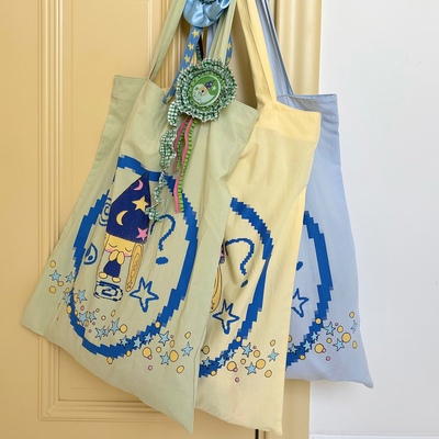 UnsocialNight原创印花帆布包