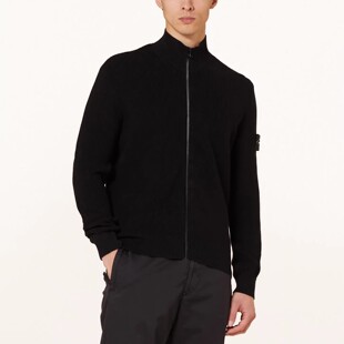 Stone Compass Zip Sweaters罗盘徽章拉链针织衫秋冬保暖休闲毛衣