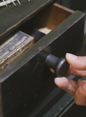 触造TOUGE 手工锻打铁坨坨拉手 单孔 民宿家居