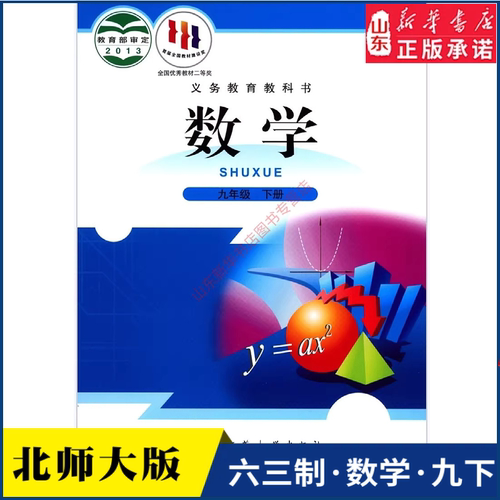 中学九年下册北师大教材新华书店