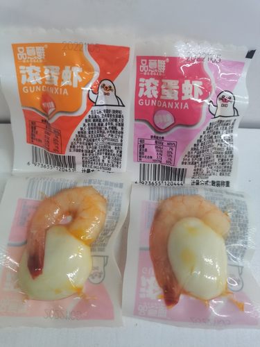 品意鲜滚蛋虾虾抱蛋鹌鹑蛋虾仁鲜味烧烤味开袋即食儿童零食休闲