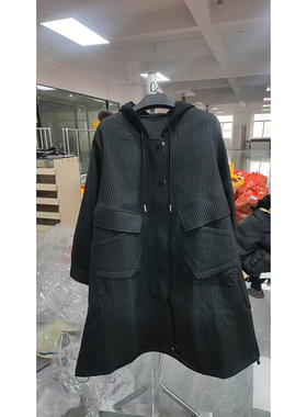 ［鑫哥粉丝专属］中长款外套女百搭休闲显瘦黑色短外套WYL019