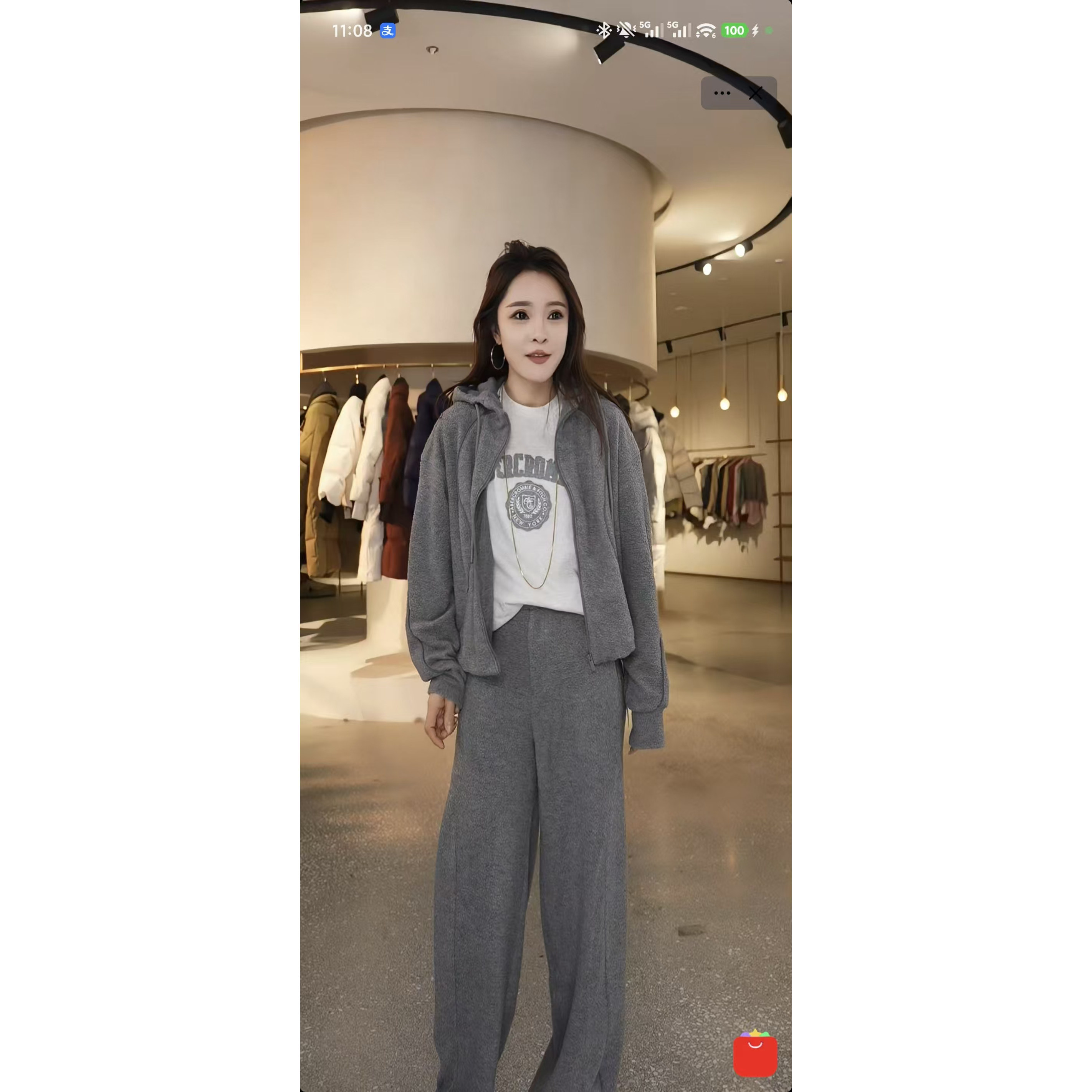 【芳芳力荐】CC-512109 春秋新品宽松舒适休闲裤女垂感直筒裤运动,女装/女士精品,卫裤,淘宝优惠券,粉丝福利购,淘宝优惠卷