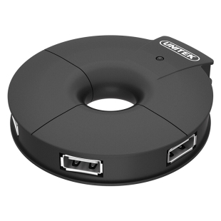 优越者(UNITEK)Y-2028A USB分线器 2.0高速扩展4口HUB集线器1.2米