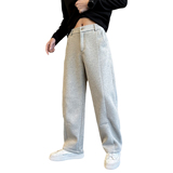 男士卫裤秋冬纯色休闲裤直筒裤C207-Z-28-P69控99，男装休闲裤，电商C207