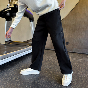 秋冬卫裤男士弯刀裤休闲直筒裤 C207-337-P75控105