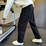 男士冬季加绒休闲裤纯色直筒裤C207-5085-P69控99，男装卫衣，电商C207