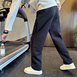 秋冬男士新款拼接休闲裤直筒裤C207-5051-P65控95，男装休闲裤，电商C207