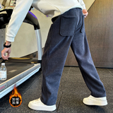 男士冬季加绒休闲裤纯色直筒裤C207-5085-P69控99，男装卫衣，电商C207