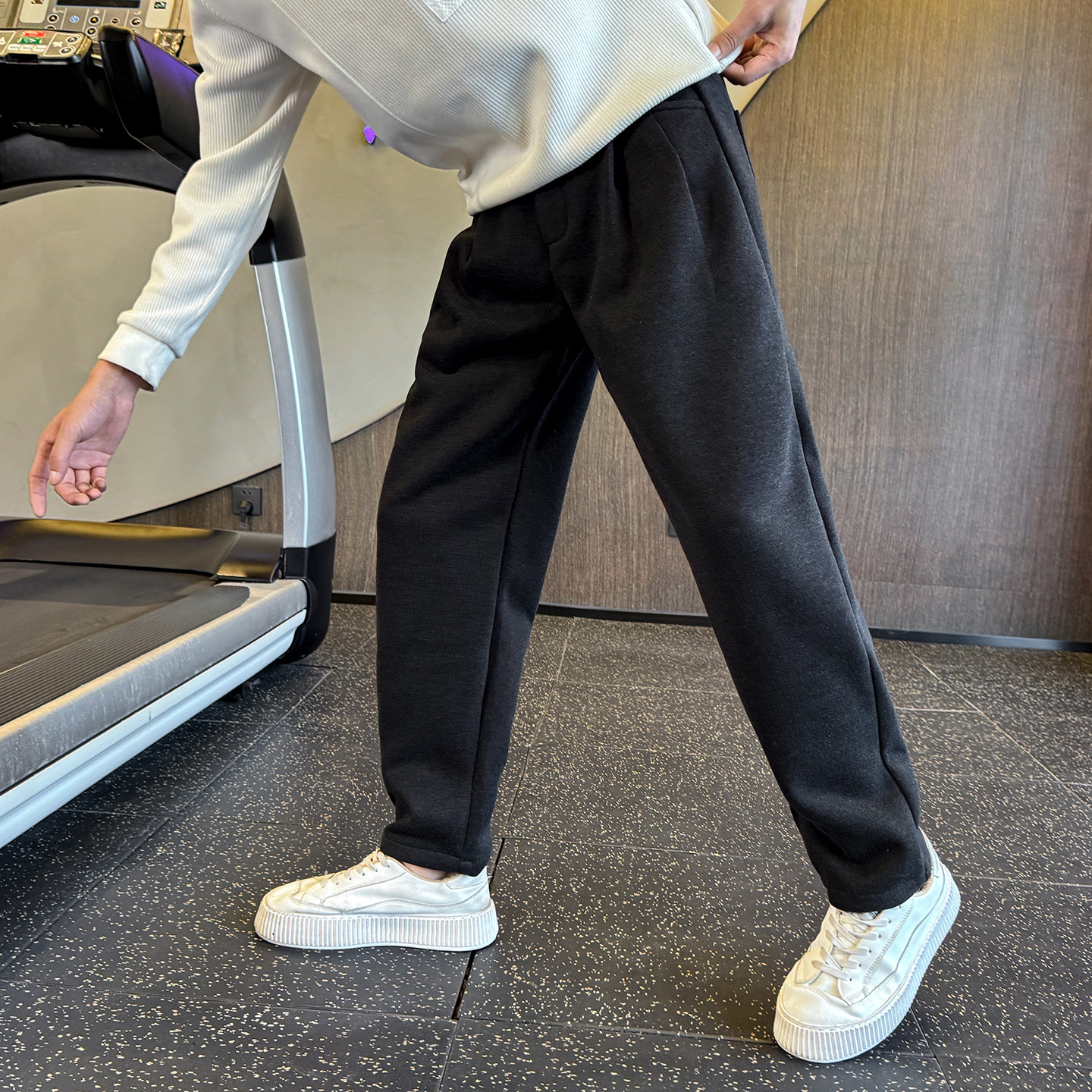 2025冬季男士休闲裤针织卫裤直筒裤C207-5072-P68控98，男装休闲裤，电商C207