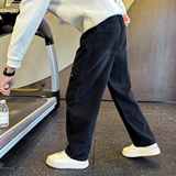 秋冬新款男士直筒裤水洗纯棉休闲裤C207-1165-P75控105，男装休闲裤，电商C207