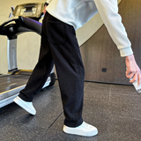 男士冬季加绒休闲裤纯色直筒裤C207-5085-P69控99，男装卫衣，电商C207