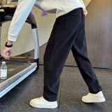 男士休闲裤冬季加绒纯色直筒裤C207-5080-P68控98，男装卫衣，电商C207