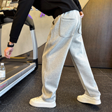 男士冬季新款加绒卫裤休闲直筒裤C207-5086-P69控99，男装休闲裤，电商C207