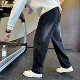 冬季卫裤男士针织水洗休闲直筒裤C207-70009-P75控105，男装休闲裤，电商C207