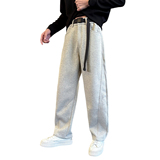 男士加绒卫裤冬季休闲直筒裤C207-70013-P68控98加绒P75，男装休闲裤，电商C207