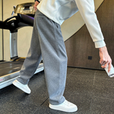 男士冬季新款加绒卫裤休闲直筒裤C207-1169-P68控98，男装休闲裤，电商C207