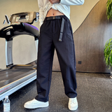 秋冬男士新款拼接休闲裤直筒裤C207-5051-P65控95，男装休闲裤，电商C207