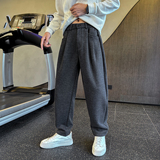 2025冬季男士休闲裤针织卫裤直筒裤C207-5072-P68控98，男装休闲裤，电商C207