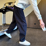 冬季加绒男士休闲裤宽松直筒裤弯刀裤C207-70020-P79控109，男装卫衣，电商C207