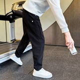 冬季新款加绒休闲裤男士直筒裤C207-70017-P68控98，男装卫衣，电商C207