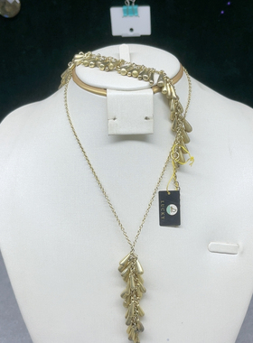 铜水滴项链手链氧化