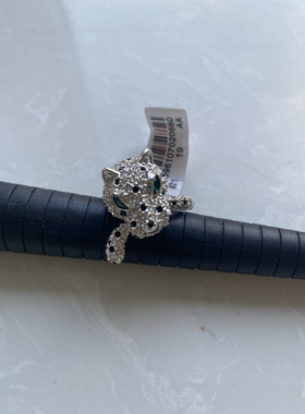 青岛中古美饰豹子戒指 4.12