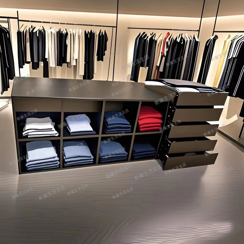 服装店大中岛台流水台高低展示台