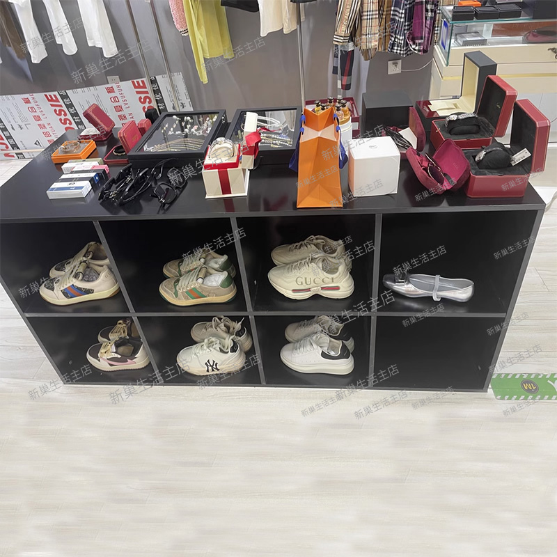 中岛台服装店展示柜女装店中间摆放陈列流水台展示桌单双面储物格