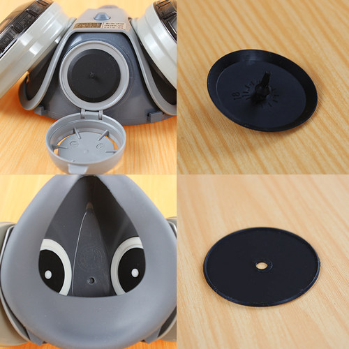 日本重松面具配件气阀黑色圆片