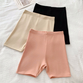 德绒高腰保暖紧身裤 打底裤 加绒加厚内搭大码 短裤 女冬季 安全裤 新款