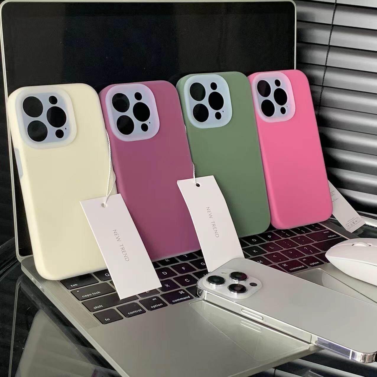 液态硅胶果冻壳古董白适用iphone13手机壳15promax梅子色苹果14简约ins风12新款男女14pro软胶ip15粉全包防摔