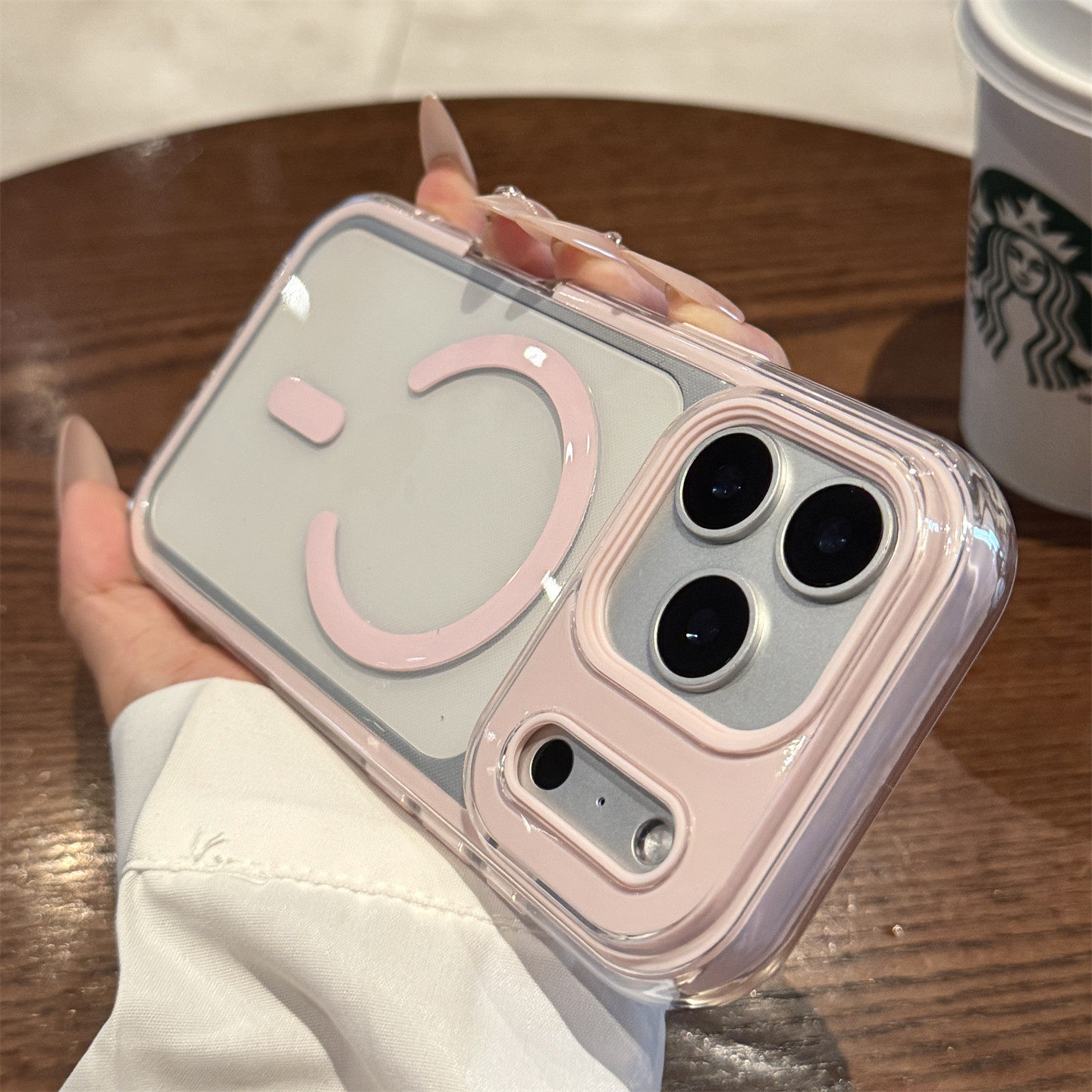 粉色气囊ins磁吸适用苹果17promax手机壳新款iphone17pro高级感air全包防摔16透明15简约p硅胶14超薄13小众12