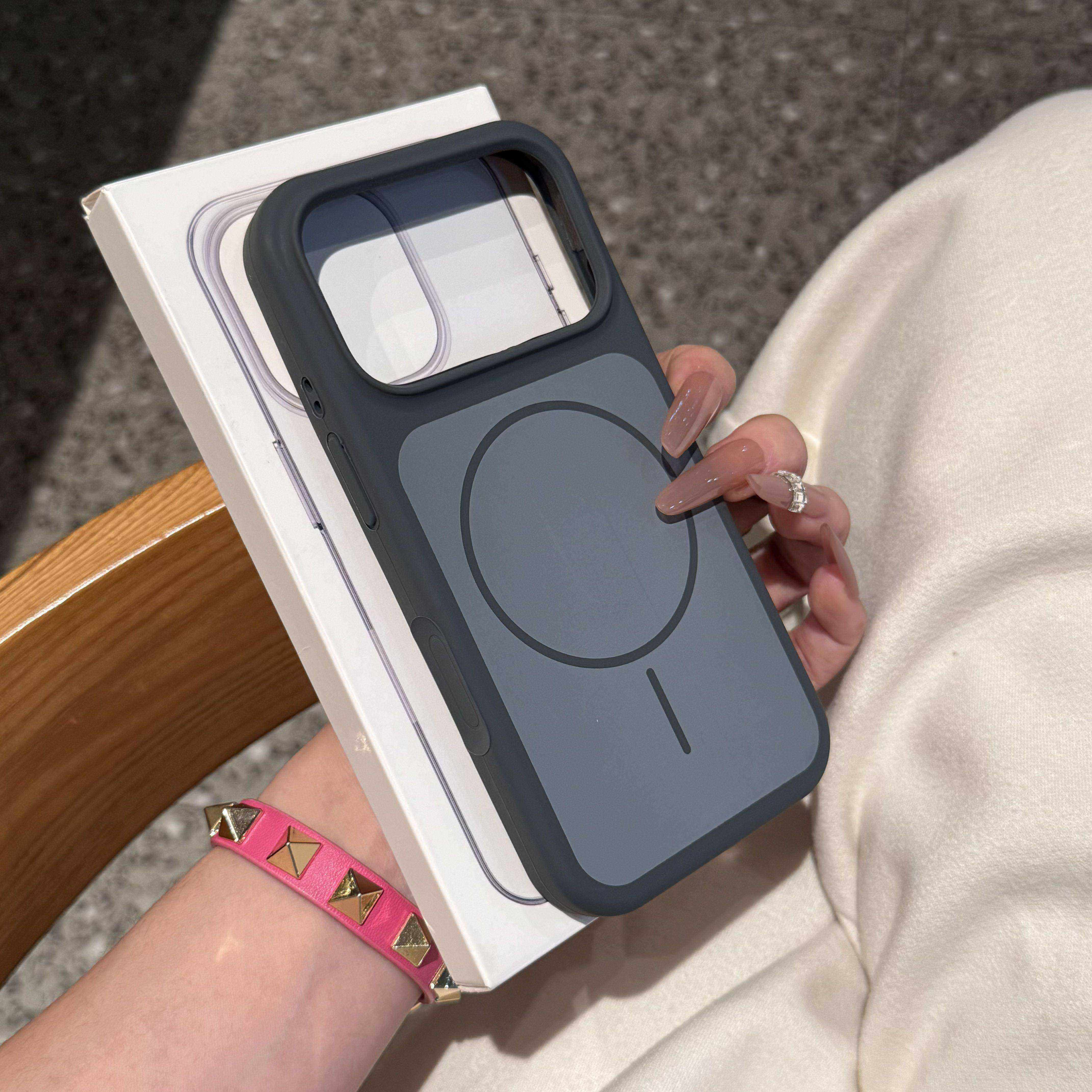 撞色液态硅胶适用苹果17promax手机壳新款iPhone16pro细圈磁吸15全包相机按键14pro保护套情侣日韩ins风男女