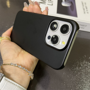 半包壳上下无边框适用iphone15promax手机壳14/13超薄散热壳12por不发黄亚克力硬壳11简约夏季新款xr男女plus
