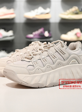 李宁曲奇鞋2026春季新款女子减震轻质回弹舒适经典休闲鞋AGCW028