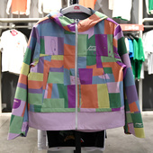 李宁2025秋季 新款 女大童防泼水防风排湿宽松运动风衣YFDV098