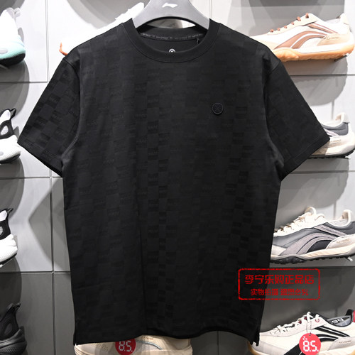 李宁男子韦德系列短袖T恤