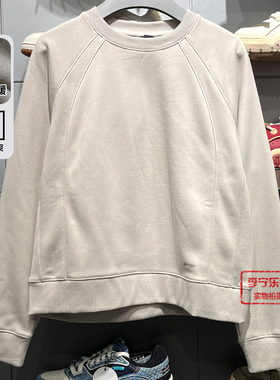 李宁女子加绒保暖套头卫衣2025冬季锁温干爽宽松打底上衣AWDV948